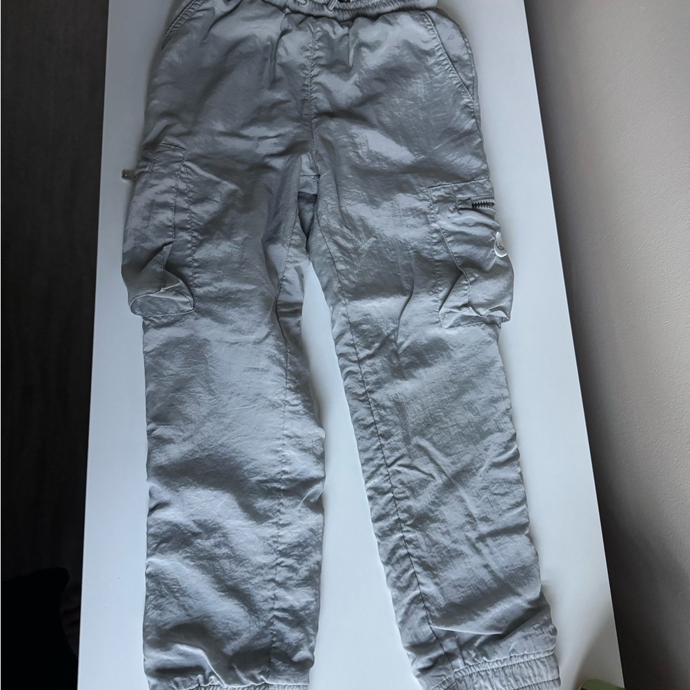 Kids Gray Cargo Pants